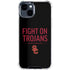University of Southern California Fight On Trojans iPhone 14 Clear Case
